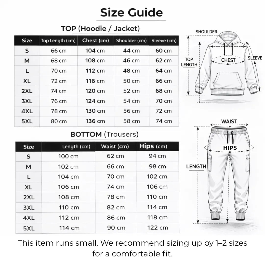 Men’s Waffle Texture Set – Hoodie & Sweatpants